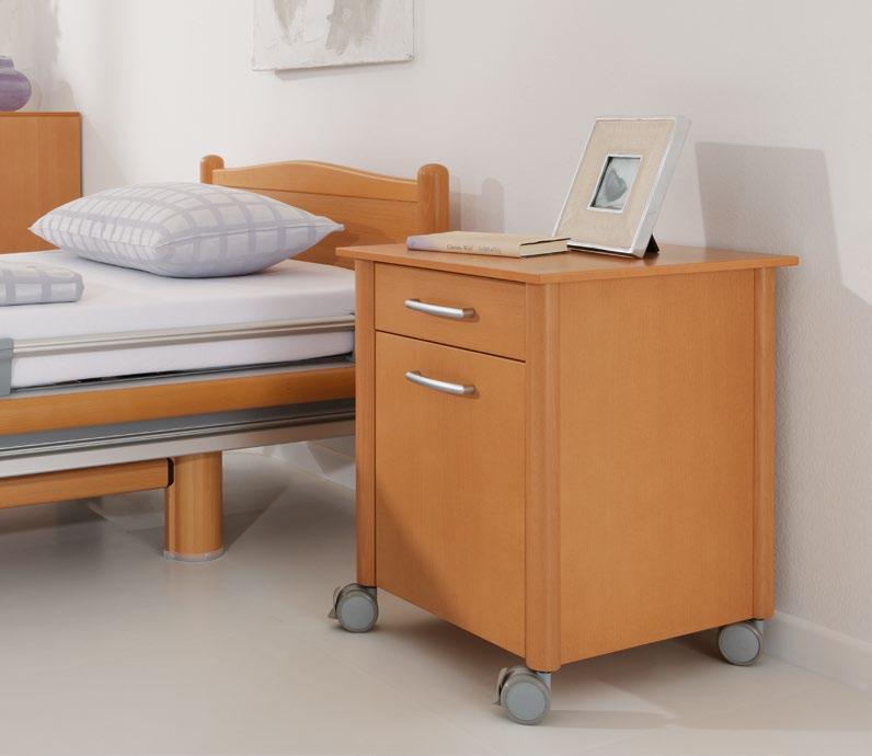 6 Bedside cabinets and overbed tables for