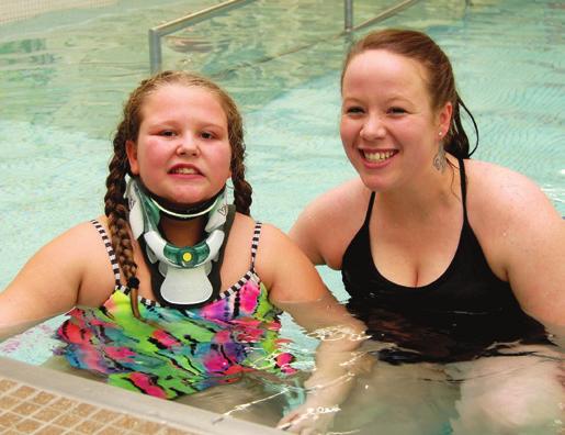 After learning Gracen loved to swim, her therapists used play time in our heated therapy pool as motivation for Gracen to complete difficult therapy tasks. meet GRACEN Life can change in an instant.