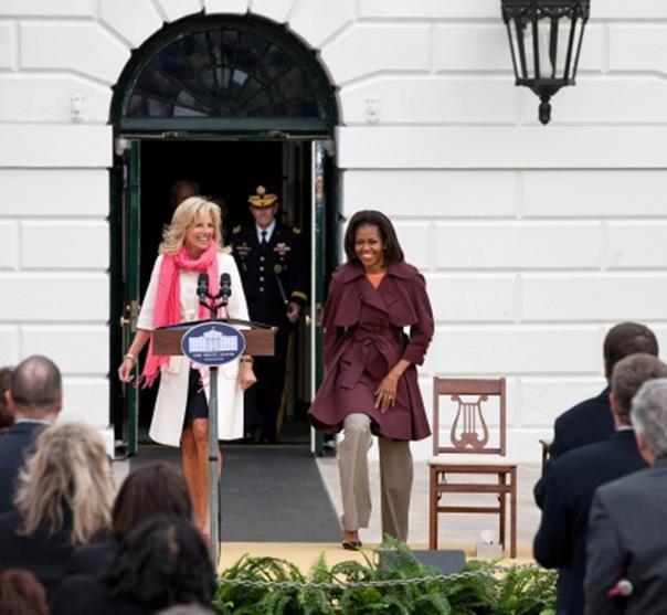 Joining Forces In 2011, First Lady Michelle Obama and Dr.