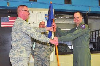 GUARD NEWS Eskam takes command of the 114th Maintenance Squadron SIOUX FALLS Lt. Col. Brandon Eskam, South Dakota Air National Guard, assumed command of the 114th Maintenance Squadron from Lt. Col. Travis Boltjes at a change of command ceremony at Joe Foss Field, Feb.