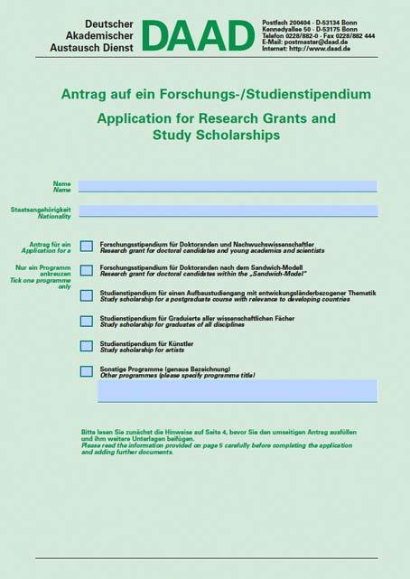 German scholarships for Taiwanese students and academics Scholarships for PhD-Studies/Postdocs Research Stays/PhD-studies For research-projects of 6-10 months For Sandwich-PhD or full PhD in Germany