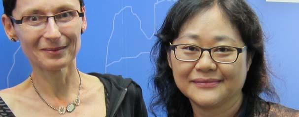 Stefanie Eschenlohr, Director Ms Tung Peilan, Education Officer DAAD Information Center Taipei