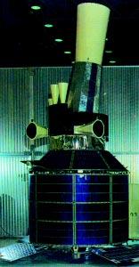 A DSP satellite, with infrared sensors that provided space-based early warning of missile launches. 74 vision announces completion of the deployment of 1,000 Minuteman missiles. July 1, 1967.