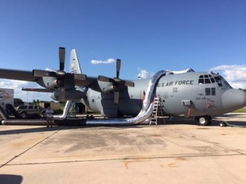 Mold Removal AFRL - AFRC - INDUSTRY AFRC Peterson AFB C-130 (#7315) 150 F/50% RH for 12 Hours