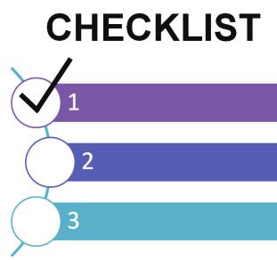 MSF Checklist Deadline date: May 25, 2018 Use this checklist to be sure you don t forget any steps in the process.