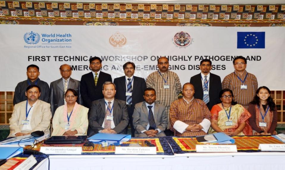 First SAARC Technical Workshop on HPED The Royal Government of Bhutan hosted the workshop in Thimphu (Bhutan) from 26-27 August 2011 Country-wise zoonoses information and control activities shared