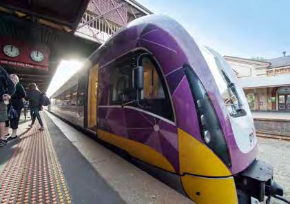 range of infrastructure upgrades that will allow modern VLocity trains to operate to and from Shepparton for the first time, offer faster journey times and improve the amenity and reliability of