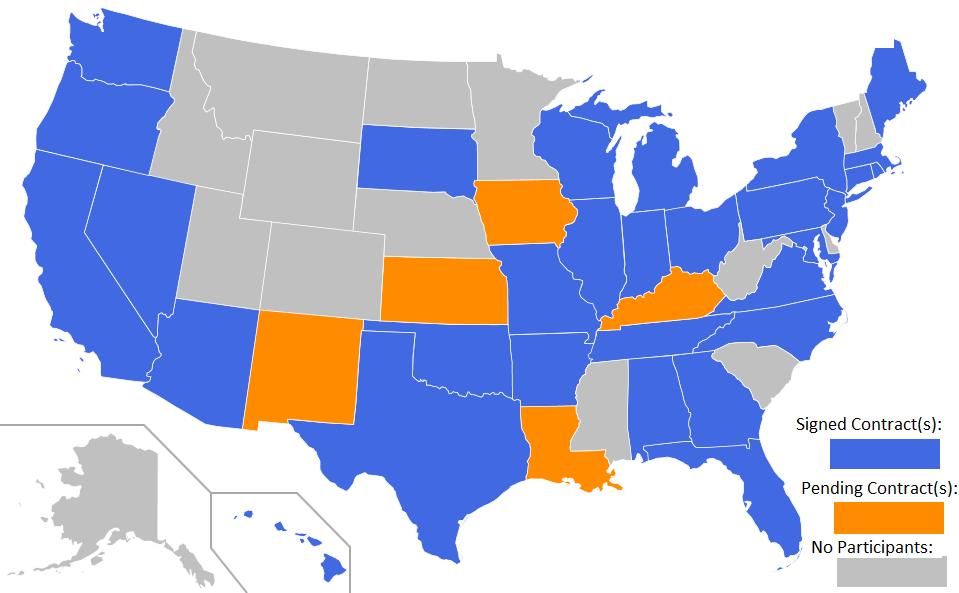 RO-ILS participation is widespread across the country (See Figure 4).