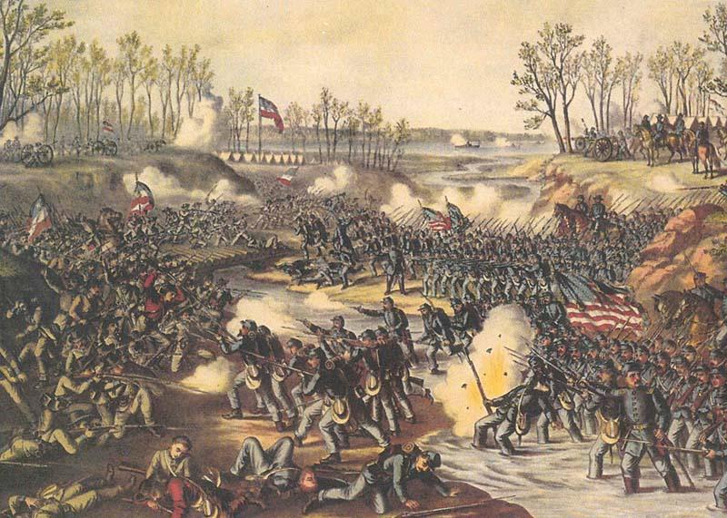Battle of Shiloh - Dead 13,000 Union Soldiers 11,000 Confederate Soldiers General
