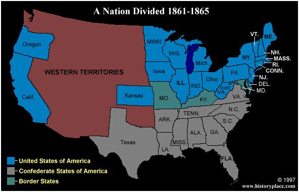 Three More States Seceded Arkansas, Tennessee, and North Carolina West VA seceded from VA
