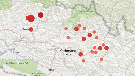 2 Introduction At 11:56 AM on 25 April 2015, a 7.8 magnitude earthquake, with epicenter located in Gorkha district in the western part of Kathmandu Valley, impacted the central districts in Nepal.