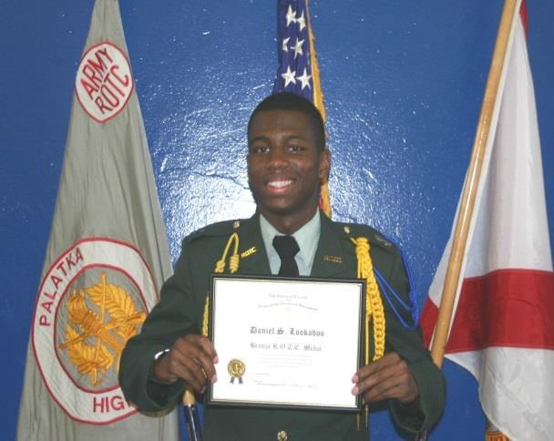 contest. The medal, certificate and check were presented by Chapter president, Dr. Oscar Patterson III.