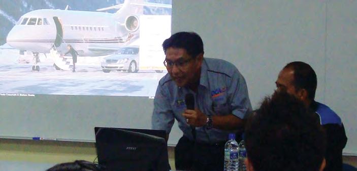 Motivational Talks Talk by Dato Azharuddin of DCA Director General of Civil Aviation (DGCA) Dato Azharuddin Abdul Rahman, visited APFT and gave a talk to the cadets on 15 April 2012.