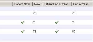 3 that the 'Patient Now' and 'Patient End of Year': appears in two columns.