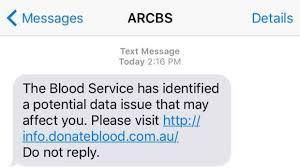 Enforceable undertakings Copy of Red Cross database of blood donors