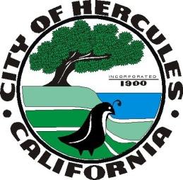 CITY OF HERCULES 111 CIVIC DRIVE, HERCULES CA 94547 PHONE: (510) 799-8200 February 23, 2016 Mr.