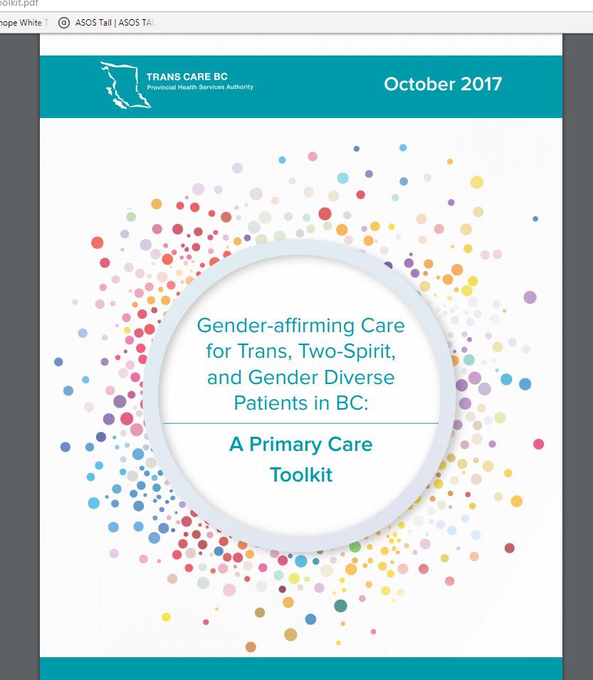 Trans Care BC was established as a program of the Provincial Health Services Authority (PHSA) in fall 2015, following community engagement and input from transgender communities, clinical experts and