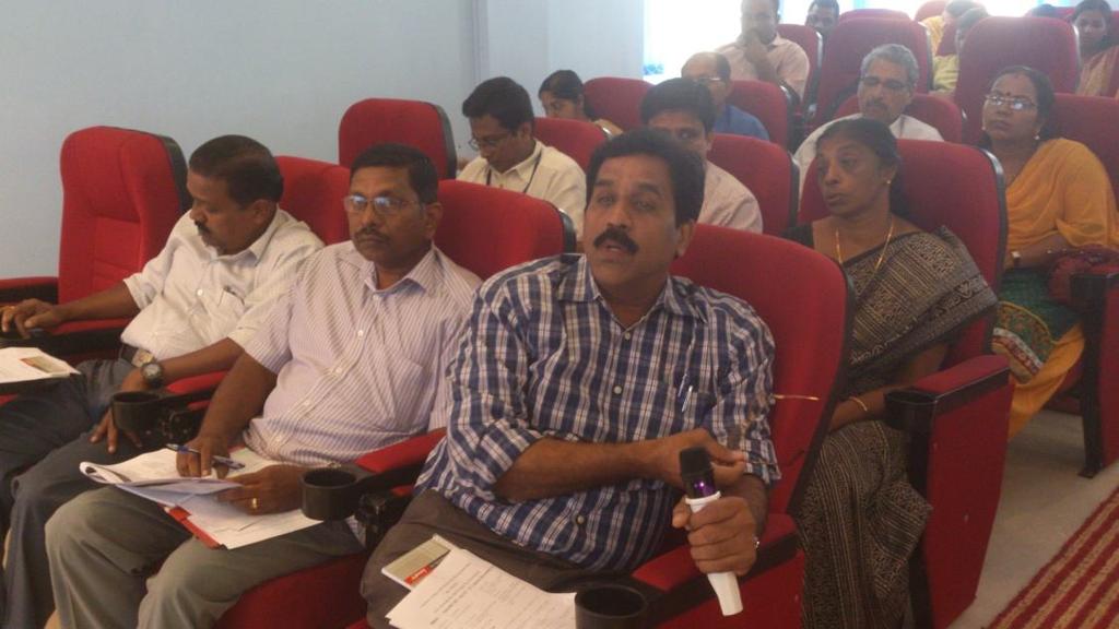 Level Institutional Framework) a healthy debate between Dr. Sekhar. L. Kuriakose, member Kerala State Disaster Management Authority and Shri. G. Anil Kumar, (Rtd.