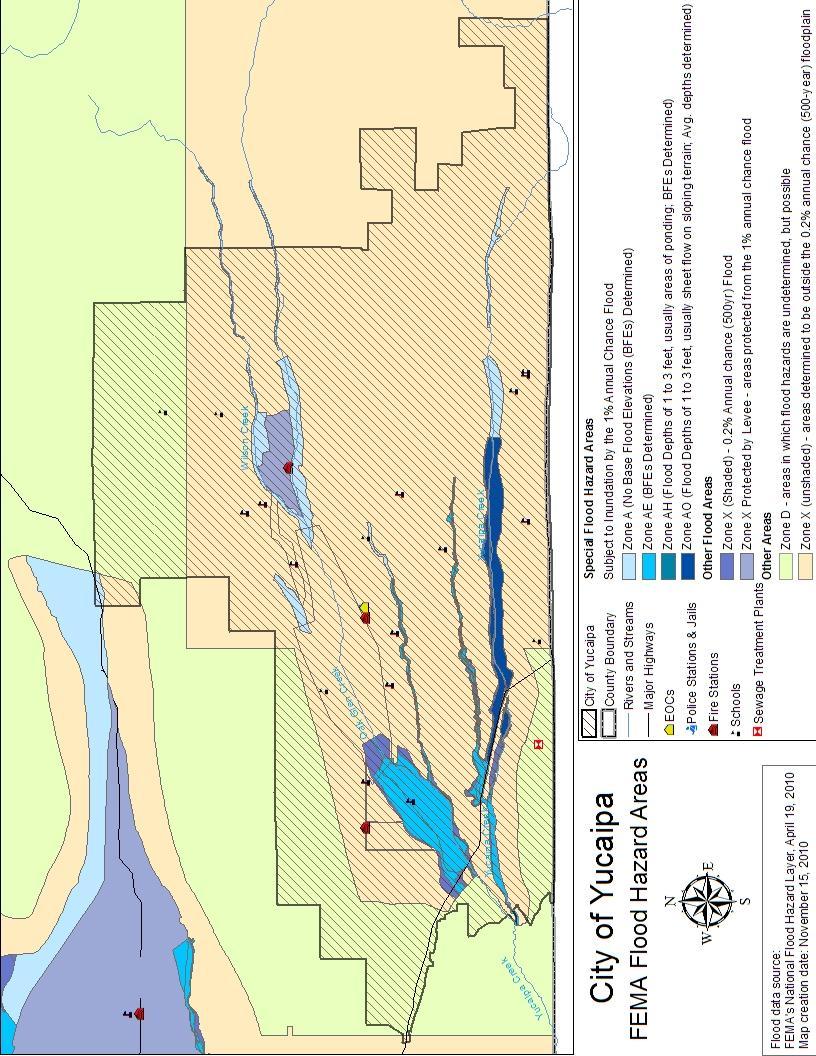 Section 3 Natural Hazards Hazard Summary The following map illustrates FEMA Flood Hazards located within the City of