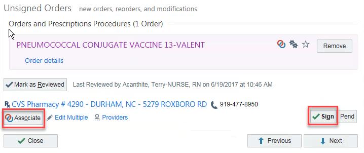 Once the vaccination is ordered, the nurse will see a task on the schedule, as indicated by the blue dot. 4. On the report toolbar, click the Visit Orders report.