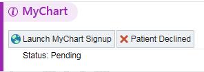 To view your my chart activation rates go to the Epic button, choose Reports, and then My Reports.