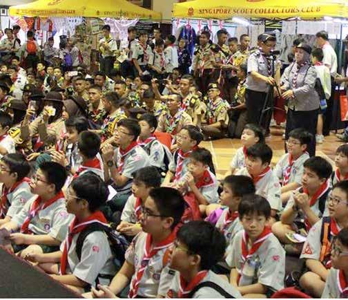 Indonesian Rovers bring color to communities Rover Scouts from East Java Regional Rover Scout Council started on 3