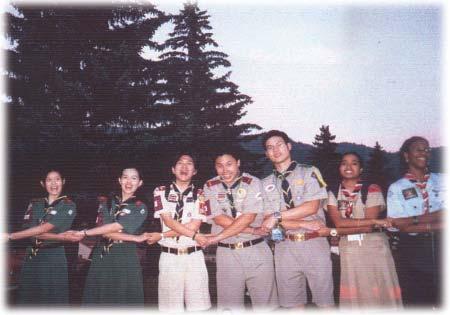 National Scout Organization of Thailand IMAGE OF SCOUTING 1. The youth movement 2. The activities of young people: young people playing games with fun 3.