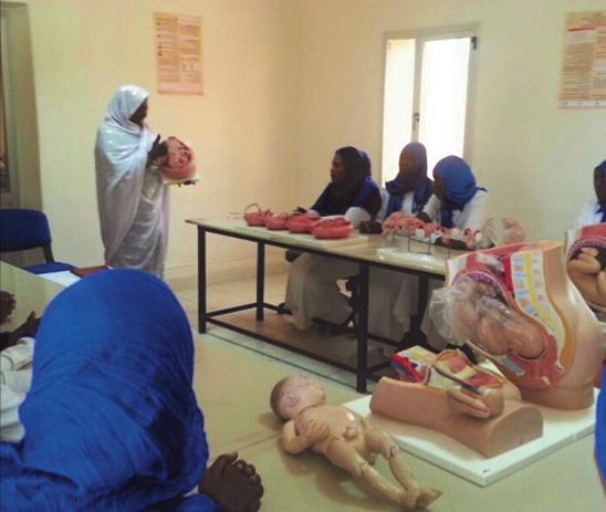 The organization has supported the midwifery school with ten training models and participated in the graduation ceremony of batch 15 of village midwives to raise the midwife coverage in the state to