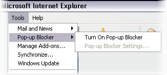 POP-UP BLOCKERS (WEB PORTAL) There are a few reasons why your Patient List may not appear. If your Patient List does not appear at all after logging in, it may be due to a Pop-Up Blocker setting.