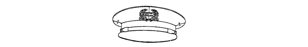 (2) Placement. It is worn on (a) The issue or cadet-type cap. (b) The cadet-type cap as shown in figure 7 5. Figure 7-5. NDCC insignia on cadet-type cap (c) The garrison cap as shown in figure 7 6.