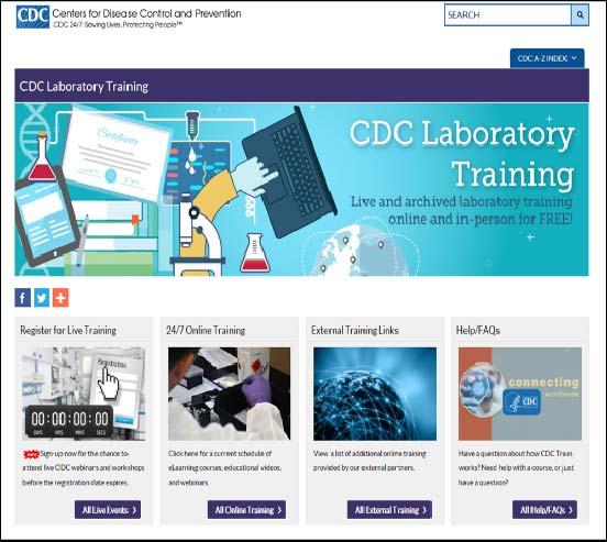 CDC Laboratory Training In 2016 98 different courses offered 18,918 students completed the courses 92% indicated