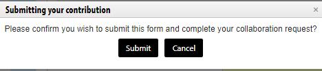 Complete the necessary sections of the form and select Save & Submit, and then select Submit if you are happy to complete your statement, or Cancel if you would like to edit this further.