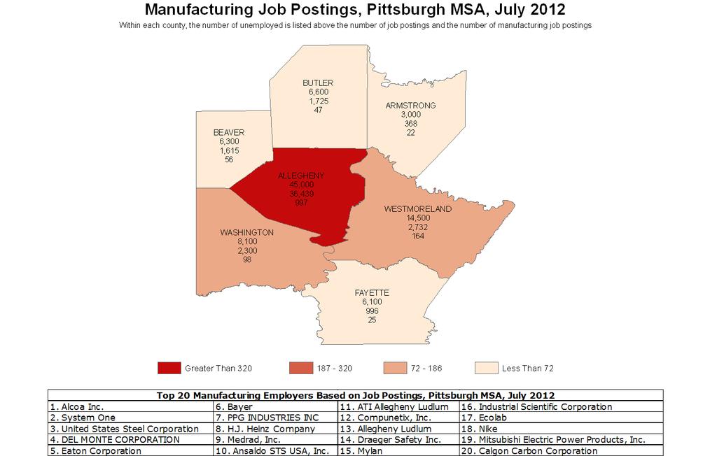 Supply-Demand Landscape Vary Greatly, Need for Where are these Manufacturing Job Postings?