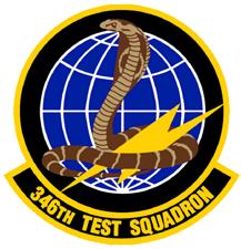 346th Test Squadron Lineage: Constituted as 346th Bombardment Squadron (Heavy) on 28 January 1942. Activated on 1 June 1942. Redesignated as 346th Bombardment Squadron, Heavy on 29 September 1944.