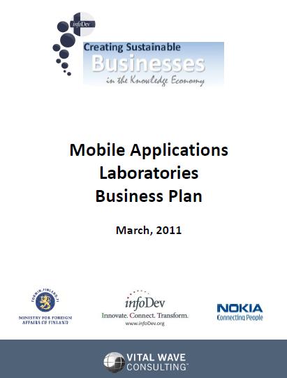 sustainable business models that also impact development objectives infodev supports mobile application development initiatives globally, so toolkit is