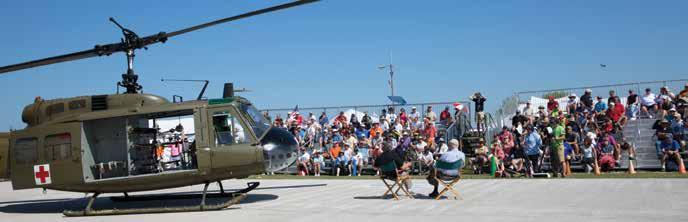 Presentation in front of an audience at AirVenture Oshkosh 2015. Demonstration for the crowds. PHOTOS COURTESY SKY SOLDIER Ride birds at Fond du Lac,AirVentre 2014.