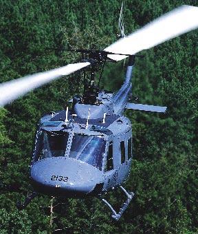 In the early days of the program, the Air Force flew Army-owned helicopters such as the TH-55 and UH-1H.