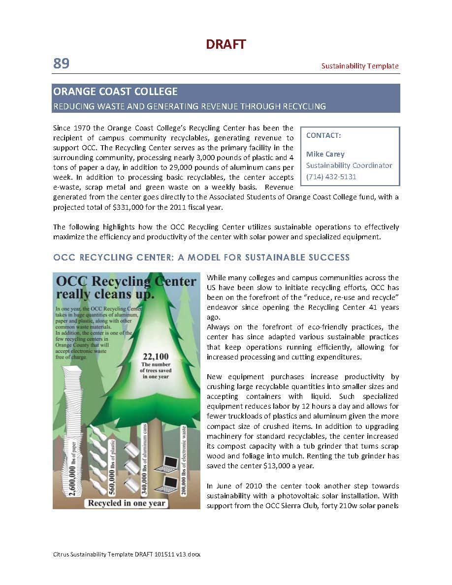 Tools and Resources Best Practice Case Studies Examples from other Community Colleges