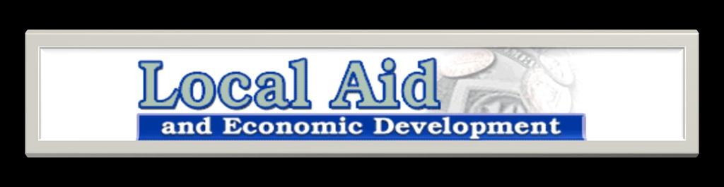 NEW JERSEY DEPARTMENT OF TRANSPORTATION Local Aid Grants October 19,