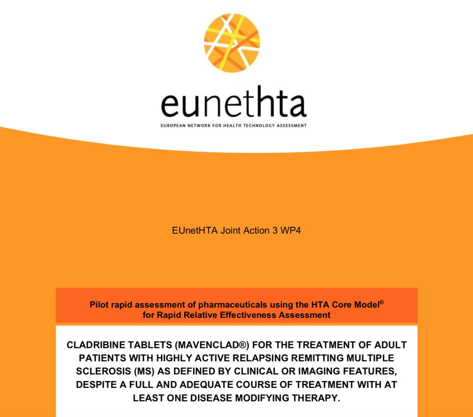 Use of EUnetHTA