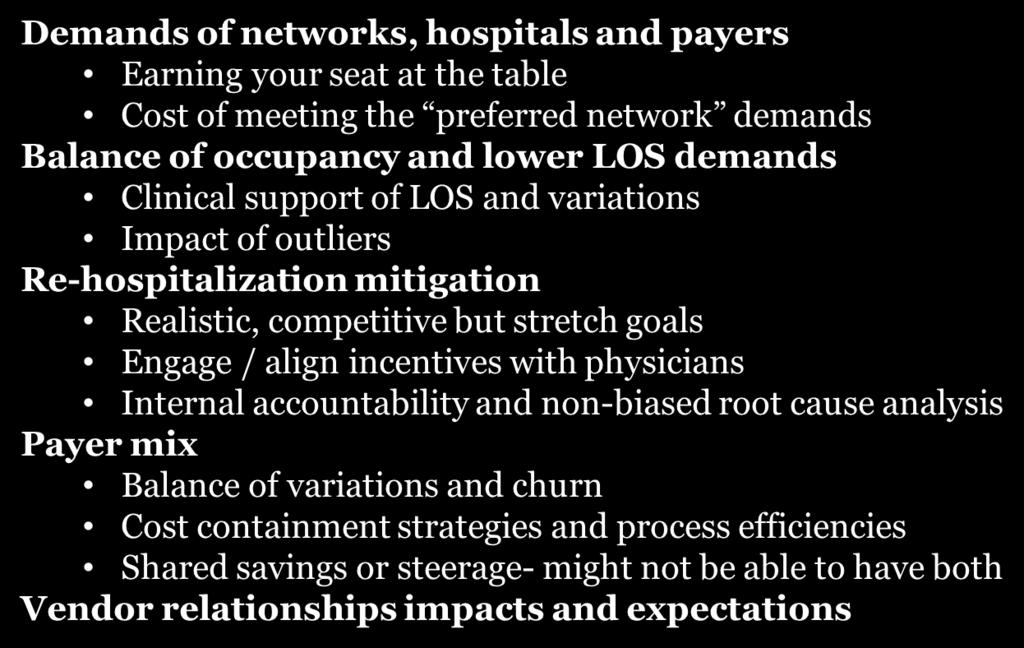 NARROWING NETWORKS: