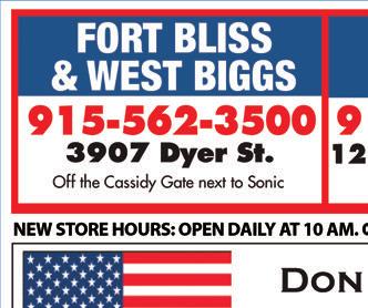 20B May 25, 2017 FORT BLISS BUGLE