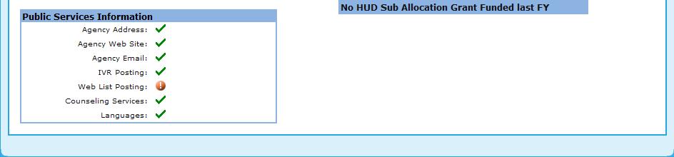 From the Agency Summary you are able to add and delete HUD Comments. Figure 230.A. PM Agency: Agency Summary 13.