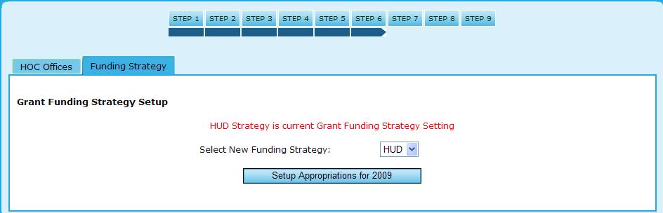 PM Management: Grant Strategy Setup Add a HOC Office 5.