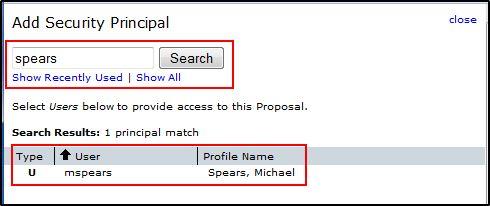 Adding Permissions 3. Select a user from the list, or search by first name, last name or username. 4.