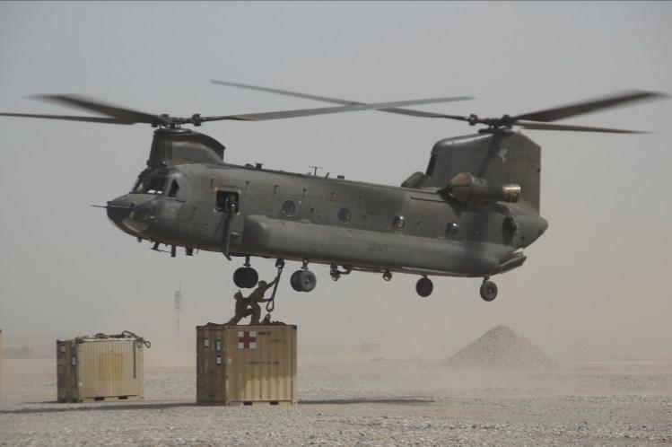 In this role, we deployed both the CH-47D Flight Company as well as the CH-47 repair section.