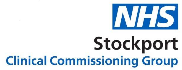 126 Statement of Involvement Annual Statement April 2017 to March 2018 NHS Stockport Clinical Commissioning Group will allow people to access health services that empower them to live healthier,
