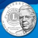 In celebration of a century of humanitarian service, Lions Clubs worked with the United States Mint to produce a limited edition 1 ounce professionally crafted silver dollar coin.