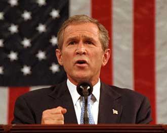 Sep. 20, 2001 Bush Addresses Congress President Bush addresses a joint
