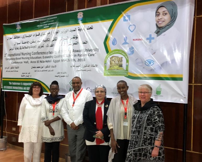Participants from the competency-based workshop March 8th 2nd International Nursing Conference This one-day conference was hosted by the Faculty of Nursing (FoN) at Aswan University (AU) in